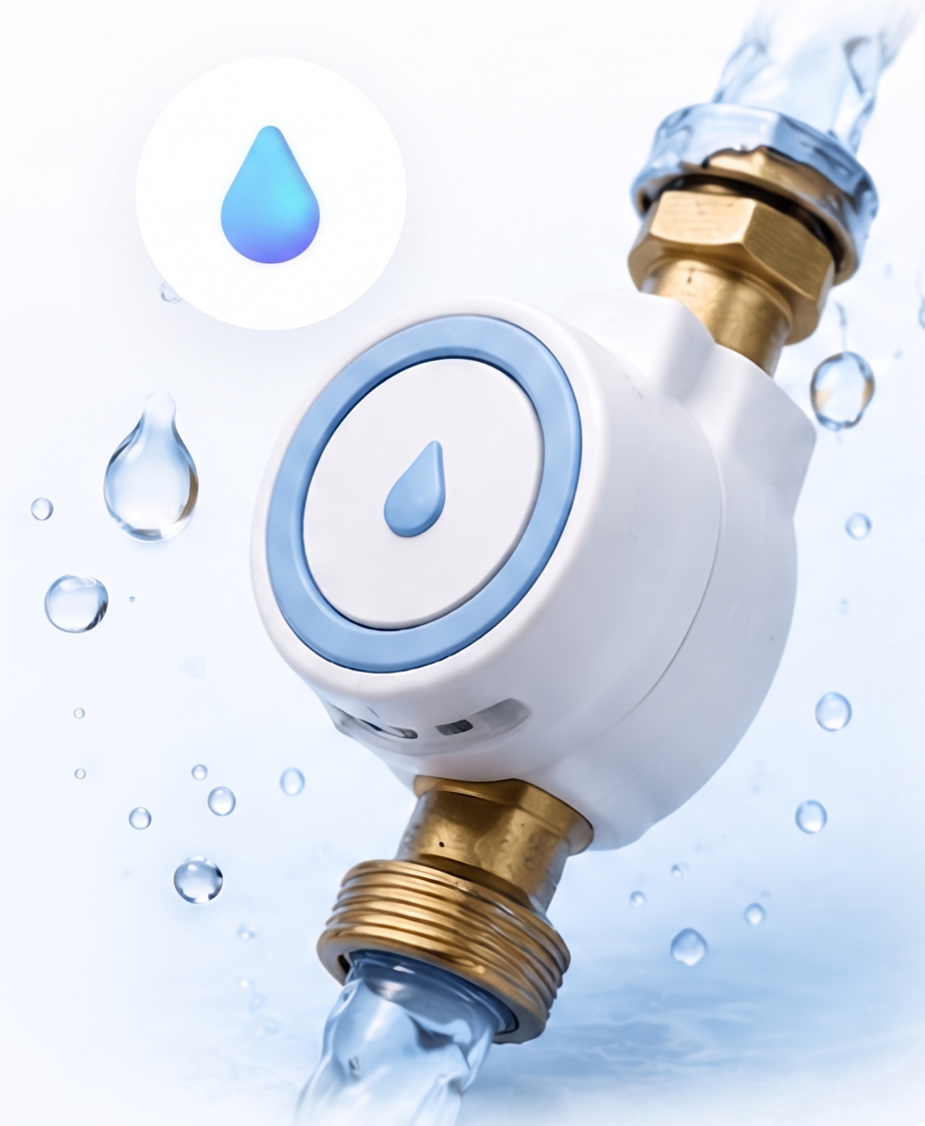 Aquaflow water management device with control valve
